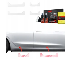 GrizzGlass Apsauginė plėvelė ant slenksčių GrizzGlass BodyShield, skirta Tesla Model 3 (2021-2025) [4w1]