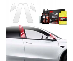 GrizzGlass Apsauginė plėvelė stulpams GrizzGlass BodyShield, skirta Tesla Model Y Juniper (2024-2025) [4w1]