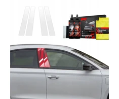 GrizzGlass Apsauginė plėvelė ant stulpelių GrizzGlass BodyShield, skirta Skoda Octavia 4 Hatchback Facelifting (2024-2025) [4w1]