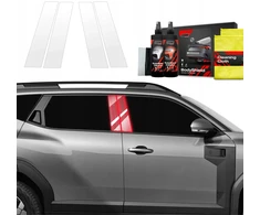 GrizzGlass Apsauginė plėvelė statramsčiams BodyShield, skirta Dacia Duster (2024-2025) [4w1]