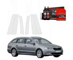 GrizzGlass Apsauginė plėvelė ant statramsčių BodyShield, skirta Skoda Superb 2 Kombi (2009-2013) [6w1]
