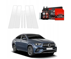 GrizzGlass Apsauginė plėvelė ant stulpelių GrizzGlass BodyShield, skirta Mercedes GLE 450d (2023-2025) [6w1]
