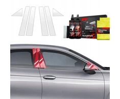 GrizzGlass Apsauginė plėvelė stulpams GrizzGlass BodyShield, skirta Skoda Superb 4 Liftback (2024-2025) [6w1]