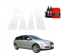 GrizzGlass Apsauginė plėvelė ant statramsčių BodyShield skirtas Ford Focus Mk2 Universalas (2004-2007) [6w1]