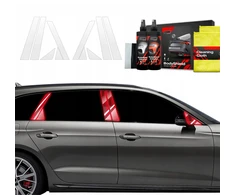 GrizzGlass Apsauginė plėvelė stulpams BodyShield, skirta Audi A4 Avant (2019-2024) [10w1]