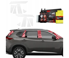 GrizzGlass Apsauginė plėvelė ant statramsčių GrizzGlass BodyShield, skirta Nissan X-Trail Facelift (2024-2025) [12w1]