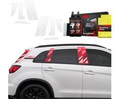 GrizzGlass Apsauginė plėvelė stulpams GrizzGlass BodyShield, skirta Mitsubishi ASX Facelift (2024-2025) [10w1]