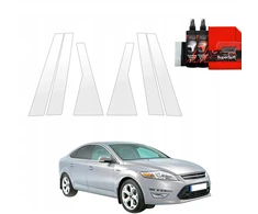 GrizzGlass Apsauginė plėvelė stulpams GrizzGlass BodyShield, skirta Ford Mondeo Mk4 Sedan (2007-2014) [6w1]