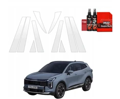 GrizzGlass Apsauginė plėvelė ant stulpelių GrizzGlass BodyShield, skirta Kia Sportage 5 (2025-2026) [10w1]