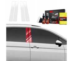 GrizzGlass Apsauginė plėvelė stulpams GrizzGlass BodyShield, skirta Volkswagen VW Touran (2024-2025) [4w1]