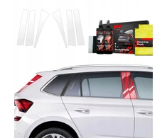 GrizzGlass Apsauginė plėvelė ant stulpelių GrizzGlass BodyShield, skirta Skoda Kamiq (2019-2025) [6w1]