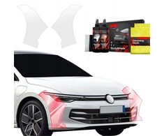 GrizzGlass Apsauginė plėvelė ant buferio GrizzGlass BodyShield Volkswagen VW Golf 8 Hatchback (2024-2025) [2w1]