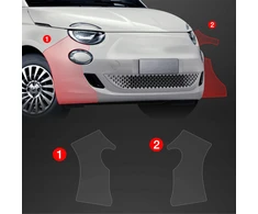 GrizzGlass Apsauginė plėvelė ant buferio GrizzGlass BodyShield skirtas Fiat 500 (2016-2025) [2w1]
