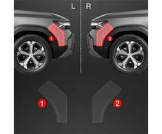 GrizzGlass Apsauginė plėvelė ant buferio GrizzGlass BodyShield skirtas Dacia Duster (2024-2025) [2w1]