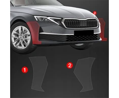 GrizzGlass Apsauginė plėvelė ant buferio GrizzGlass BodyShield skirtas Skoda Octavia 4 Hatchback Facelifting (2024-2025) [2 in 1]