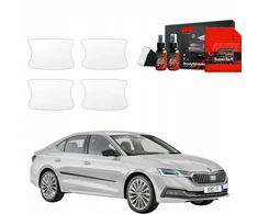 GrizzGlass Apsauginė plėvelė po rankenomis GrizzGlass BodyShield, skirta Skoda Octavia 4 Hatchback (2019-2024) [4w1]