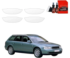 GrizzGlass Apsauginė plėvelė po durų rankenomis BodyShield, skirta Audi A4 B5 Avant (1994-2001) [4w1]