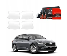 GrizzGlass Apsauginė plėvelė po rankenomis BodyShield, skirta Skoda Scala (2023-2025) [4w1]