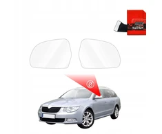 GrizzGlass Lietaus apsauginė plėvelė veidrodėliams ZeroDrop, skirta Skoda Superb 2 (2008-2013)
