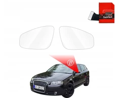GrizzGlass Lietaus apsauginė plėvelė veidrodėliams ZeroDrop, skirta Audi A3 8P Hatchback 5D (2003-2008)