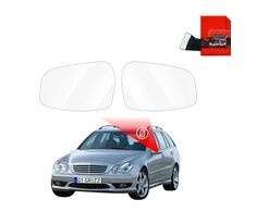 GrizzGlass Lietaus apsauginė plėvelė veidrodėliams GrizzGlass ZeroDrop, skirta Mercedes Benz C Klasė S203 Kombi (2001-2007)