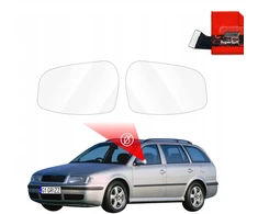 GrizzGlass Lietaus apsauginė plėvelė veidrodėliams ZeroDrop, skirta Skoda Octavia Kombi (1996-2010)