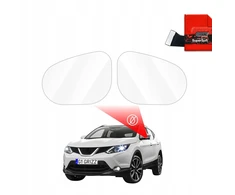 GrizzGlass Lietaus apsauginė plėvelė veidrodėliams GrizzGlass ZeroDrop, skirta Nissan Qashqai (2013-2017)
