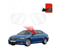 "GrizzGlass" lietaus apsauginė plėvelė veidrodėliams "ZeroDrop" skirtas "Skoda Superb 3" (2015-2020)