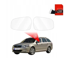 GrizzGlass Lietaus apsauginė plėvelė veidrodėliams ZeroDrop, skirta Skoda Octavia 2 Kombi Facelifting (2008-2013)