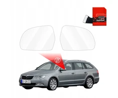 GrizzGlass Lietaus apsauginė plėvelė veidrodėliams ZeroDrop, skirta Skoda Superb 2 (2008-2015)