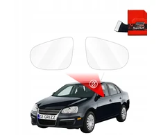 GrizzGlass Lietaus apsauginė plėvelė veidrodėliams ZeroDrop, skirta Volkswagen Jetta (2010-2018)