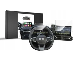 GrizzGlass GrizzGlass CarDisplay Protection keraminė folija, skirta Dacia Duster 10" 2024 [2in1]