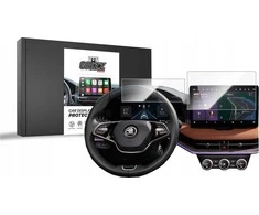 GrizzGlass GrizzGlass CarDisplay Protection keraminė folija, skirta Skoda Kodiaq 2 10" 2024 [2in1]