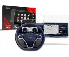 GrizzGlass GrizzGlass CarDisplay Protection matinė folija, skirta Volkswagen VW Passat B9 13" 2024 [2in1]