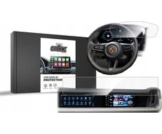GrizzGlass GrizzGlass CarDisplay Protection keraminė folija, skirta Porsche Panamera 3 12,3" + 10,9" 2024 [2in1]