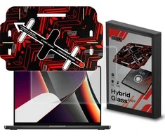 „GrizzGlass“ filtras „HybridGlass Easy Hybrid Glass“, skirtas „Apple MacBook Pro 14“ (M4 2024)