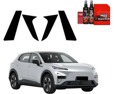 GrizzGlass Juoda apsauginė plėvelė BodyShield Juodas ant statramsčių Changan Deepal S05 (2026) [4w1] (GRZ22295)