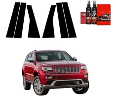 GrizzGlass Juoda apsauginė plėvelė BodyShield Juodas statramsčiams Jeep Grand Cherokee 4 (2010-2021) [6w1] (GRZ21801)