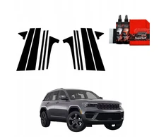 GrizzGlass Juoda apsauginė plėvelė BodyShield Juodas ant statramsčių, skirta Jeep Grand Cherokee (2025-2026) [12w1] (GRZ19788)