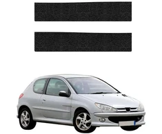 GrizzGlass Juoda techninė danga HeavyDuty Juodas ant slenksčių, skirtų Peugeot 206 (1998-2009) [2w1] (GRZ20414)