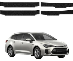GrizzGlass Juoda techninė danga HeavyDuty Juodas slenksčiams, skirta Toyota Corolla Kombi Facelift (2022-2026) [4w1] (GRZ20717)