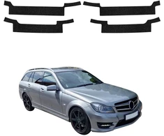 GrizzGlass Juoda techninė danga HeavyDuty Juodas slenksčiams, skirta Mercedes Benz C klasė S204 Kombi Facelifting (2011-2014) [4w1] (GRZ20333)