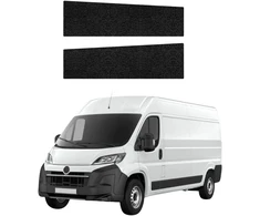 GrizzGlass Juoda techninė danga HeavyDuty Juodas priekinėms slenksčiams, skirtiems Opel Movano (2006-2026) [2w1] (GRZ22021)