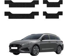 GrizzGlass juoda techninė danga HeavyDuty Juodas slenksčiams, skirtiems Hyundai i30 Wagon (2020-2026) [4w1] (GRZ20439)