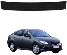 GrizzGlass Juoda techninė danga HeavyDuty Juodas bagažinės slenksčiui, skirta Mazda 6 2 Sedan 4D (2010-2013) (GRZ20364)