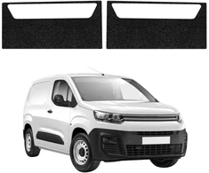 GrizzGlass Juoda techninė danga HeavyDuty Juodas priekinėms slenksčiams Citroen Berlingo VAN (2018-2026) [2w1] (GRZ22027)