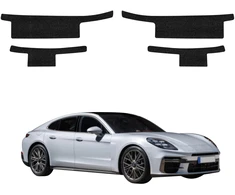 GrizzGlass Juoda techninė danga HeavyDuty Juodas slenksčiams, skirtiems Porsche Panamera 2 (2016-2024) [4w1] (GRZ20493)