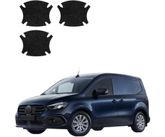 GrizzGlass juoda techninė danga HeavyDuty Juodas po rankenomis, skirta Mercedes-Benz eCitan (2021-2026) [3w1] (GRZ22031)