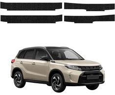 GrizzGlass Juoda techninė danga HeavyDuty Juodas slenksčiams skirti Suzuki Vitara Facelift (2024-2026) [4w1] (GRZ20410)