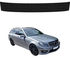 GrizzGlass Juoda techninė danga HeavyDuty Juodas bagažinės slenksčiui, skirtas Mercedes Benz C klasės S204 Kombi Facelifting (2011–2014) (GRZ20262)